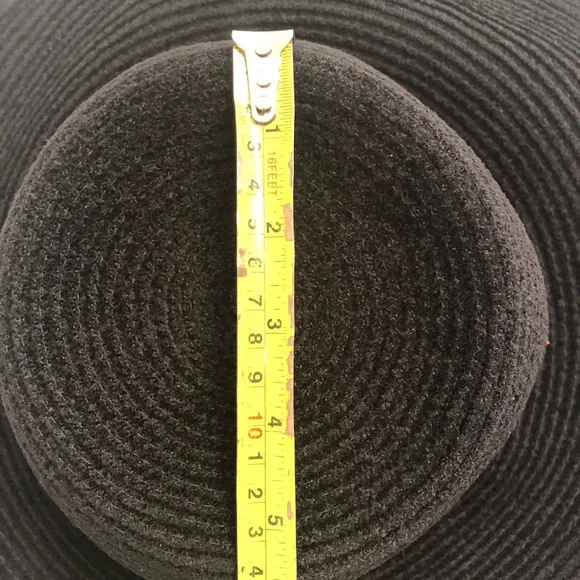 Frank Olive black felt grosgrain vintage black hat - Picture 4 of 7